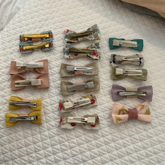 French Ribbon Hair Clips - Picture 2 of 2